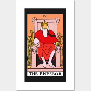 The Emperor Tarot Card Posters and Art